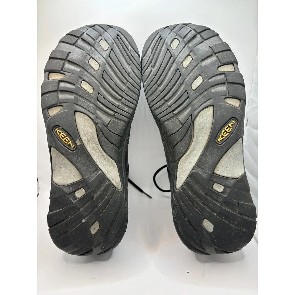 KEEN Finlay Men's Shoes Leather Athletic Hiking Outdoors - Size 11.5 Black